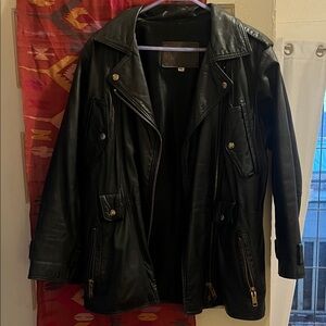 Vintage Black Leather Jacket